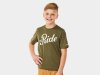 Trek Shirt Trek Evoke Tech Tee Youth Small Black Olive